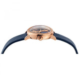 Buy Shop Versace Virtus Quartz Blue Dial Blue Leather Strap Watch for Women - VEHC00419 USA Online