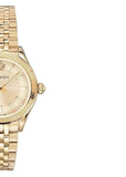 Buy Shop Versace Virtus Quartz Gold Dial Gold Steel Strap Watch for Women - VEHU00720 USA Online