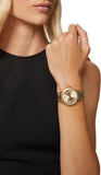 Buy Shop Versace Virtus Quartz Gold Dial Gold Steel Strap Watch for Women - VEHU00720 USA Online
