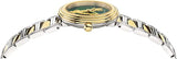 Buy Shop Versace Virtus Quartz Green Dial Two Tone Steel Strap Watch For Women - VET300821 USA Online