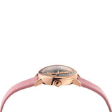 Buy Shop Versace Virtus Quartz Grey Dial Pink Leather Strap Watch for Women - VEHC00319 USA Online
