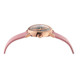 Buy Shop Versace Virtus Quartz Grey Dial Pink Leather Strap Watch for Women - VEHC00319 USA Online