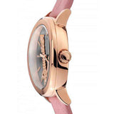 Buy Shop Versace Virtus Quartz Grey Dial Pink Leather Strap Watch for Women - VEHC00319 USA Online