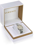 Buy Shop Versace Virtus Quartz White Dial Silver Steel Strap Watch For Women - VET300621 USA Online