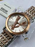 Buy Shop Versace Virtus Quartz White Dial Two Tone Steel Strap Watch for Women - VEHC00519 USA Online