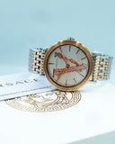 Buy Shop Versace Virtus Quartz White Dial Two Tone Steel Strap Watch for Women - VEHC00519 USA Online