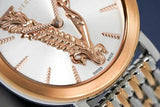 Buy Shop Versace Virtus Quartz White Dial Two Tone Steel Strap Watch for Women - VEHC00519 USA Online