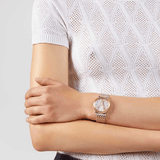 Buy Shop Versace Virtus Quartz White Dial Two Tone Steel Strap Watch for Women - VEHC00519 USA Online
