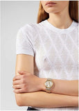 Buy Shop Versace Virtus Quartz White Dial Two Tone Steel Strap Watch for Women - VEHC00719 USA Online