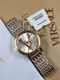 Buy Shop Versace Virtus Quartz White Dial Two Tone Steel Strap Watch for Women - VEHC00719 USA Online