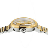 Buy Shop Versace Virtus Quartz White Dial Two Tone Steel Strap Watch for Women - VEHC00719 USA Online