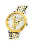 Buy Shop Versace Virtus Quartz White Dial Two Tone Steel Strap Watch for Women - VEHC00719 USA Online