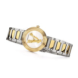 Buy Shop Versace Virtus Quartz White Dial Two Tone Steel Strap Watch For Women - VET300721 USA Online