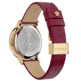 Buy Shop Versace Virtus White Dial Red Leather Strap Watch for Women - VEHC00219 USA Online