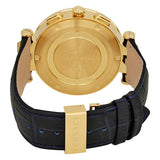 Buy Shop Versace Race GMT Blue Dial Blue Leather Strap Watch For Men - 29G70D282 USA Online
