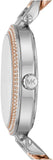 Buy Shop Michael Kors Catelyn Quartz Silver Dial Two Tone Steel Strap Watch For Women - MK4634 USA Online