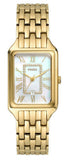 Fossil Raquel Three Hand Mother of Pearl Dial Gold Steel Strap Watch For Women - ES5304