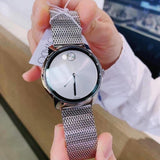 Buy Shop Movado Bold Silver Dial Silver Mesh Bracelet Watch For Women - 3600241 USA Online