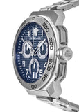 Buy Shop Versace Dylos Chronograph Blue Dial Silver Steel Strap Watch for Men - VQC090016 USA Online