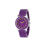Buy Shop Marc Jacobs Pelly Purple Dial Purple Silicone Strap Watch for Women - MBM2515 USA Online