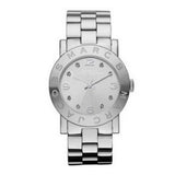 Buy Shop Marc Jacobs Amy Silver Dial Silver Steel Strap Watch for Women - MBM3181 USA Online