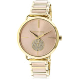 Buy Shop Michael Kors Portia Rose Gold Dial Two Tone Steel Strap Watch for Women - MK3706 USA Online