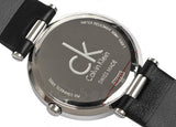 Buy Shop Calvin Klein Sight Silver Dial Black Leather Strap Watch for Men - K1S21120 USA Online