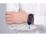Buy Shop Guess Maverick Blue Dial Blue Rubber Strap Watch for Men - W0485G1 USA Online