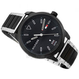 Buy Shop Tommy Hilfiger Sneaker Quartz Black Dial Two Tone Steel Strap Watch for Men - 1791619 USA Online