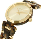 Buy Shop Michael Kors Delray Gold Dial Two Tone Steel Strap Watch for Women - MK4314 USA Online