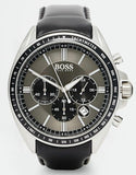 Buy Shop Hugo Boss Contemporary Sport Driver Black Dial Black Leather Strap Watch for Men - 1513085 USA Online