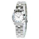 Buy Shop Marc Jacobs Mini Amy White Dial Silver Steel Strap Watch for Women - MBM3055 USA Online