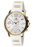 Buy Shop Tommy Hilfiger Claudiia White Dial White Steel Strap Watch for Women - 1781745 USA Online