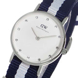 Buy Shop Daniel Wellington Classy Glasgow White Dial Two Tone NATO Strap Watch For Women - DW00100074 USA Online