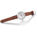 Buy Shop Tommy Hilfiger Landon Chronograph White Dial Brown Leather Strap Watch for Men - 1791531 USA Online
