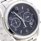 Buy Shop Michael Kors Hunger Stop 100 Series Navy Blue Dial Silver Steel Strap Watch for Women - MK5814 USA Online