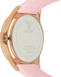 Buy Shop Guess Sparkling Diamonds Pink Dial Pink Rubber Strap Watch for Women - W0032L9 USA Online