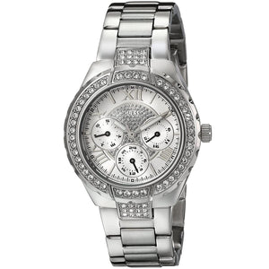 Buy Shop Guess Viva Quartz Silver Dial Silver Steel Strap Watch For Women - W0111l1 USA Online