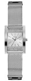 Buy Shop Guess Nouveau Diamonds Silver Dial Silver Mesh Bracelet Watch for Women - W0127L1 USA Online
