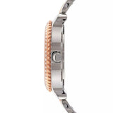 Buy Shop Guess Enchanting Diamonds Silver Dial Two Tone Steel Strap Watch for Women - W0305L3 USA Online