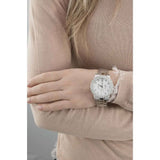 Buy Shop Guess Dazzler Diamonds Silver Dial Silver Steel Strap Watch for Women - W0335L1 USA Online
