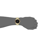 Buy Shop Guess Classic Diamonds Black Dial Gold Steel Strap Watch for Men - W0416G2 USA Online