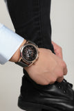 Buy Shop Guess Persuit Multifunction Black Dial Black Leather Strap Watch for Men - W0500G2 USA Online