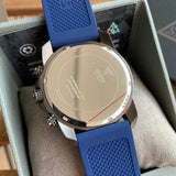 Buy Shop Guess Velocity Blue Dial Blue Rubber Strap Watch for Men - W0599G2 USA Online