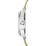 Buy Shop Guess Whisper Silver Dial Gold Mesh Bracelet Watch for Women - W1084L2 USA Online
