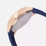 Buy Shop Guess Swirl Analog Quartz White Dial Blue Rubber Strap Watch for Women - W1096L4 USA Online