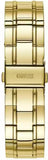 Buy Shop Guess Bedazzle Diamonds Gold Dial Gold Steel Strap Watch For Women - W1097L2 USA Online