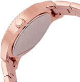 Buy Shop Guess Bedazzle Diamonds Silver Dial Rose Gold Steel Strap Watch For Women - W1097L3 USA Online