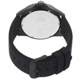 Buy Shop Guess Genesis Quartz Black Dial Black Silicone Strap Watch For Men - W1254G2 USA Online