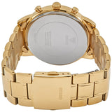 Buy Shop Guess Hendrix Multifunction Black Dial Gold Steel Strap Watch for Men - W1309G2 USA Online